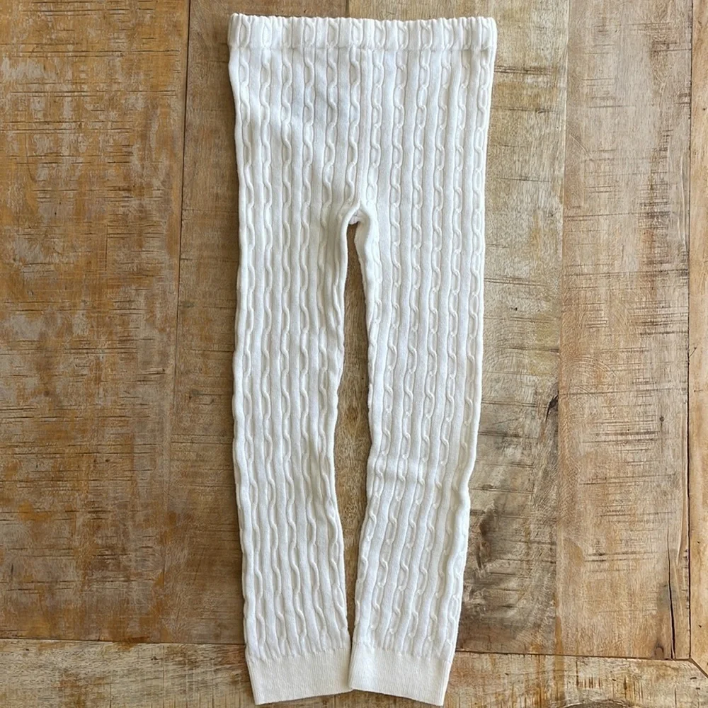 NWT Gap girls cable knit leggings 5t